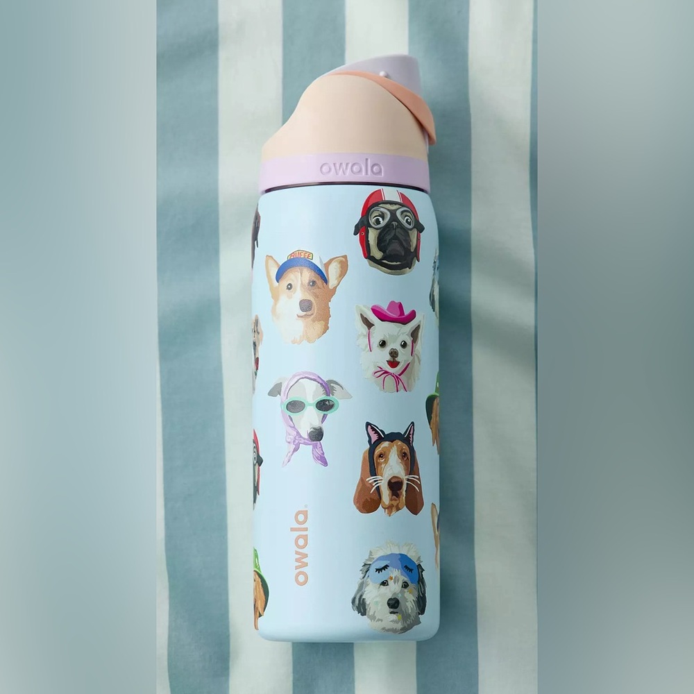 Dog Owala Tumbler Bottle 32oz Urban Outfitters Collage Water New tag Price Firm